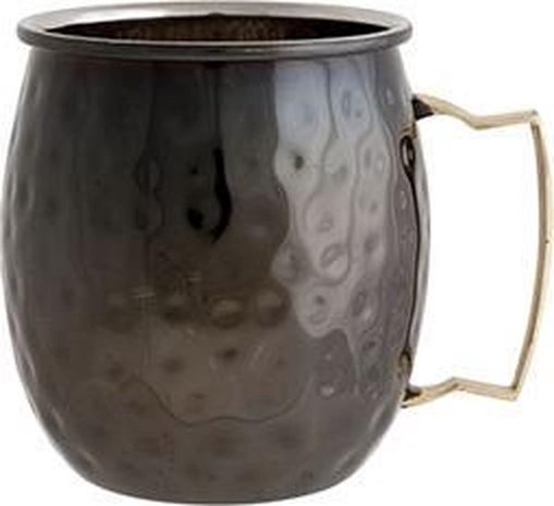 Cosy & Trendy Moscow Mule beker zwart gehamerd