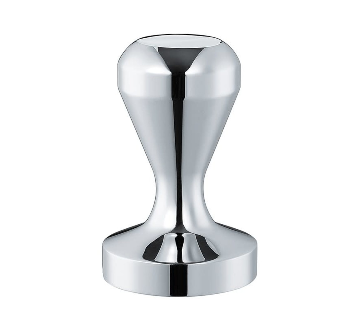 Cilio Zware 58mm koffietamper gepolijst rvs