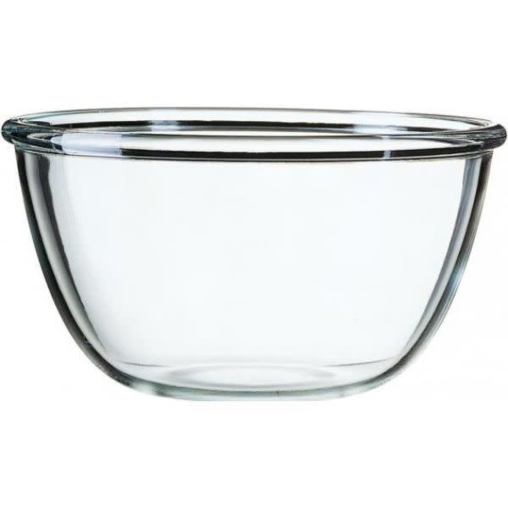 Glass salad, mixing or batter bowl 24cm Glass salad, mixing or batter bowl 24cm