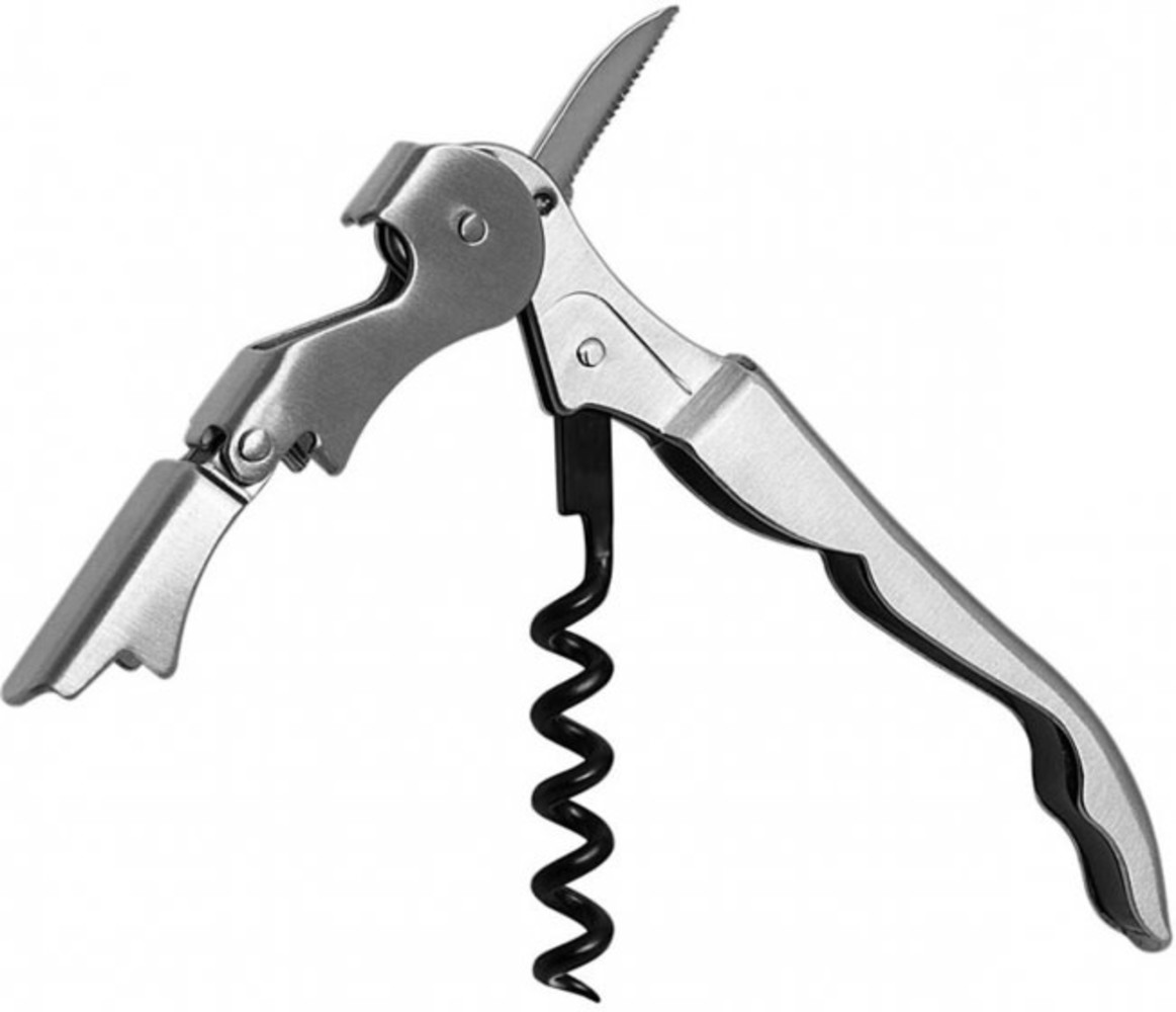 Waiter's friend / corkscrew stainless steel basic Waiter's friend / corkscrew stainless steel basic