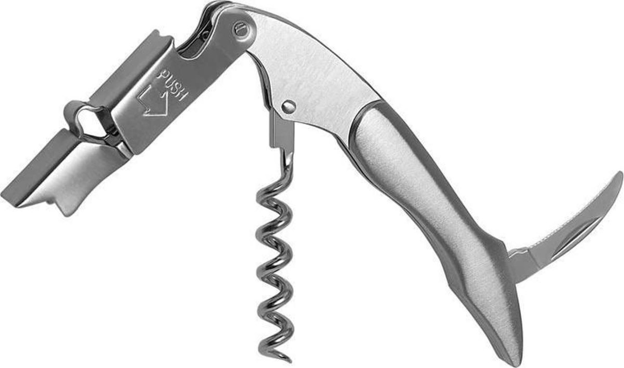 Waiter's friend / corkscrew stainless steel with spring Waiter's friend / corkscrew stainless steel with spring
