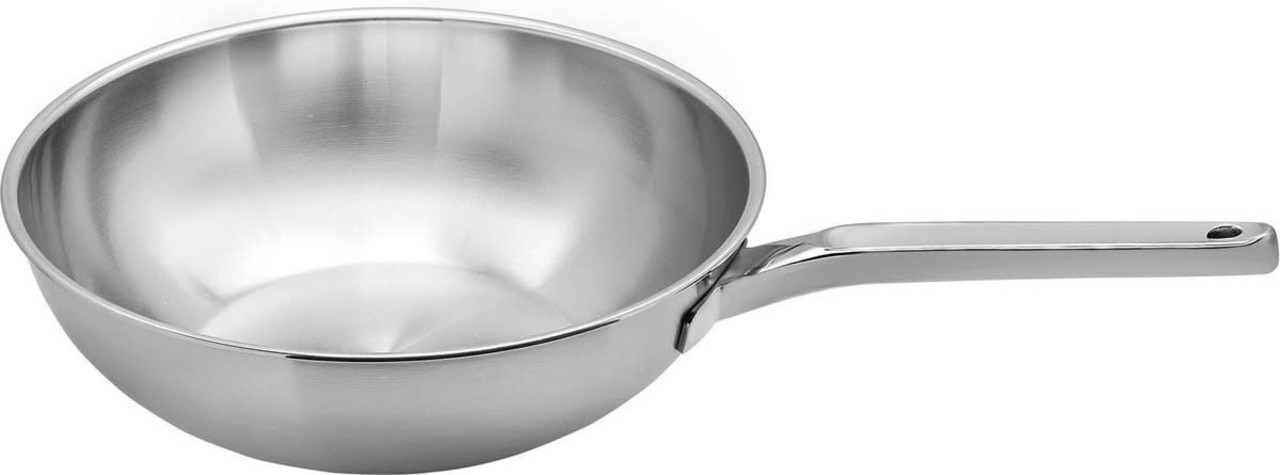5-ply stainless steel wok 28cm 5-ply stainless steel wok 28cm