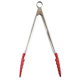 Cuisipro Silicone serving tongs red