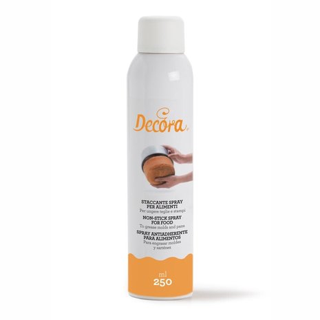 Decora Bakspray van voedingskwaliteit voor vormen en bakblikken, 250 ml Decora Bakspray van voedingskwaliteit voor vormen en bakblikken, 250 ml