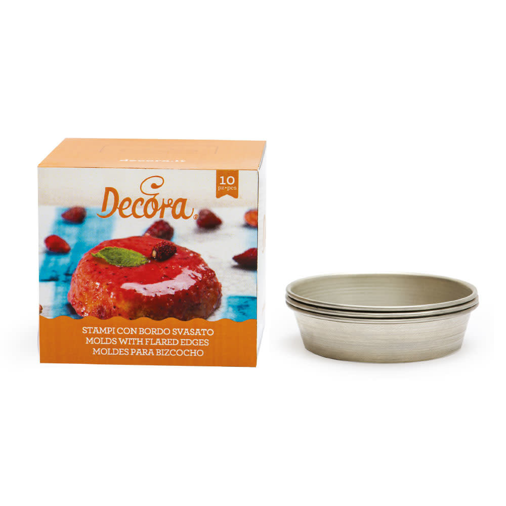 Decora Round aluminum baking cup 8cm Decora Round aluminum baking cup 8cm