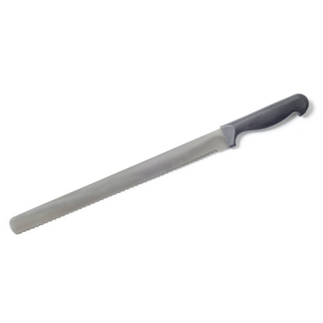 Decora Multipurpose serrated knife with stainless steel blade and plastic handle, 41.5 cm