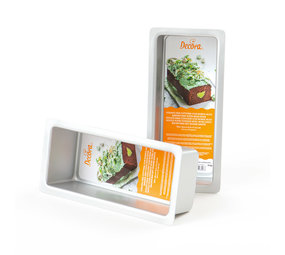 Decora Anodized aluminum rectangular baking pan, high sided, 25.4 x 10.2 x 7.5 cm
