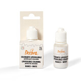 Decora Chocoladekleurstof 15g wit