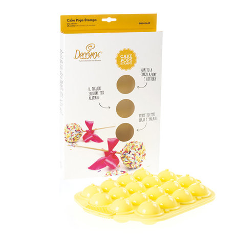 Decora Platinum silicone cake pop mold, 18 cavities, freezer and oven safe