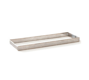 Decora Microgeperforeerde rvs taartvorm, rechthoek, 19 x 8 cm