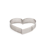 Decora Microgeperforeerde rvs taartvorm, hart, 10 x 9 cm