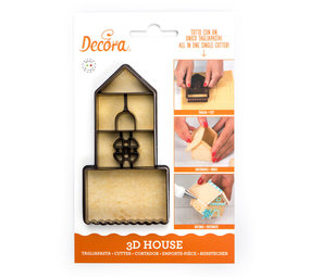 Decora Koekjesuitsteker 3D huisje