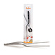 Decora Angled stainless steel cooking tongs for cooking, plating and decorating, heat resistant, 21 cm
