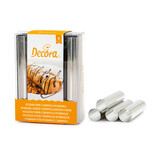 Decora Rvs cannolivormen, 12 cm, set van 8