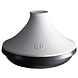Emile Henry Delight ceramic tagine 33cm with induction base black/white Emile Henry Delight ceramic tagine 33cm with induction base black/white