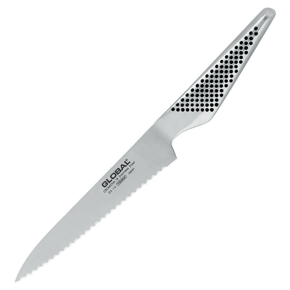 Global GS14 serrated utility knife 14cm