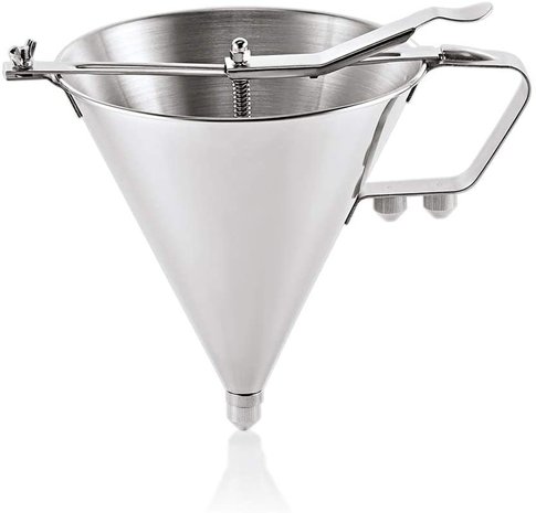 Fondant funnel with 4mm, 5mm and 6mm nozzles Fondant funnel with 4mm, 5mm and 6mm nozzles