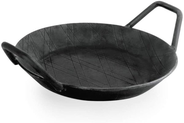 Wrought iron serving pan 28cm