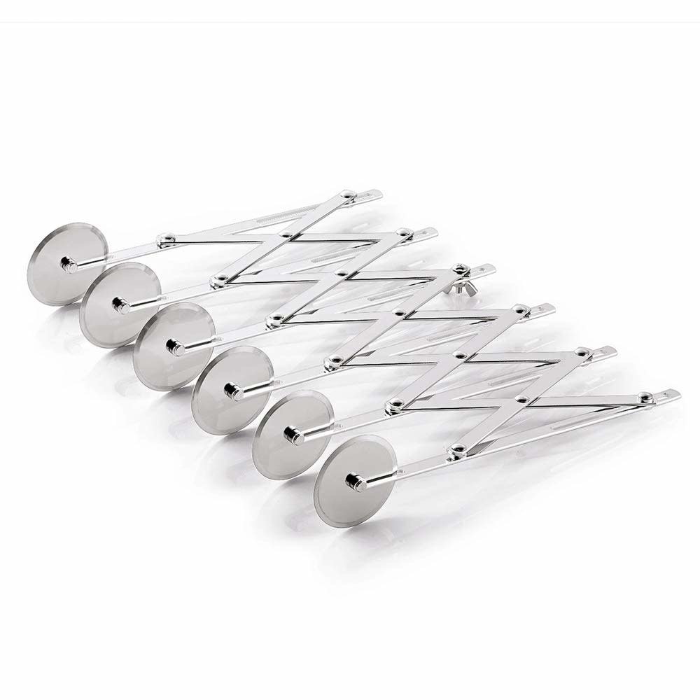 Harmonica-deegsnijder met 6 wieltjes