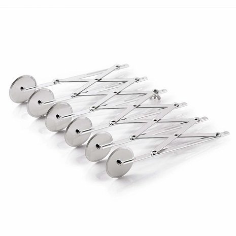 Harmonica dough cutter with 6 wheels Harmonica dough cutter with 6 wheels