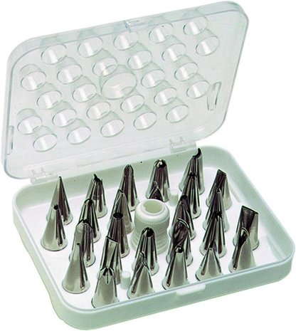 26-piece piping nozzle set