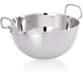 RVS bolle beslagkom 24cm