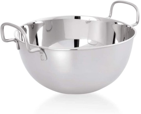 RVS beslagkom met bolle bodem 24cm / 3,8L RVS beslagkom met bolle bodem 24cm / 3,8L