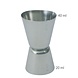 Stainless steel jigger 2/4cl Stainless steel jigger 2/4cl