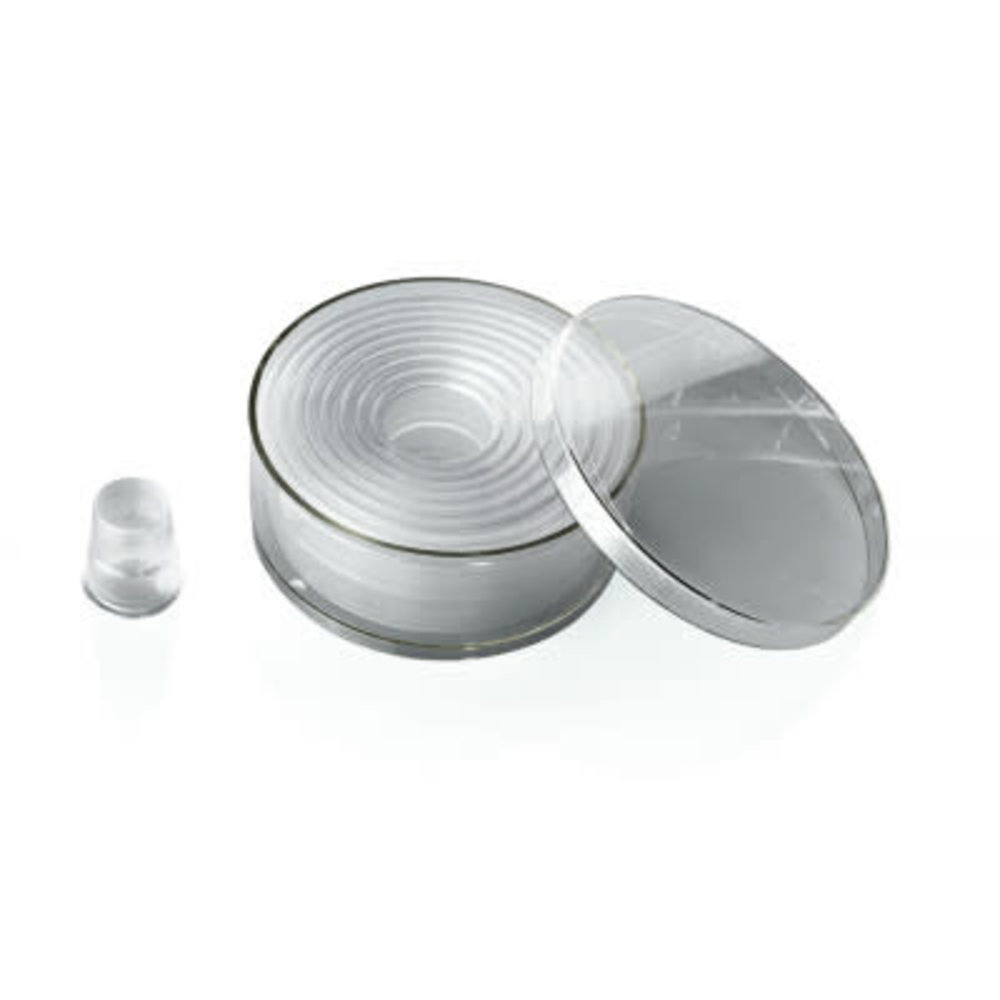 9-piece polycarbonate round cutter set 9-piece polycarbonate round cutter set