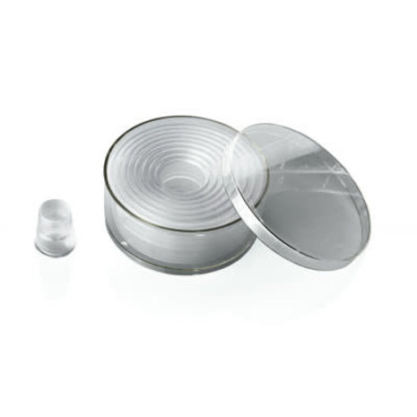 Set van 9 polycarbonaat ronde uitsteekvormen
