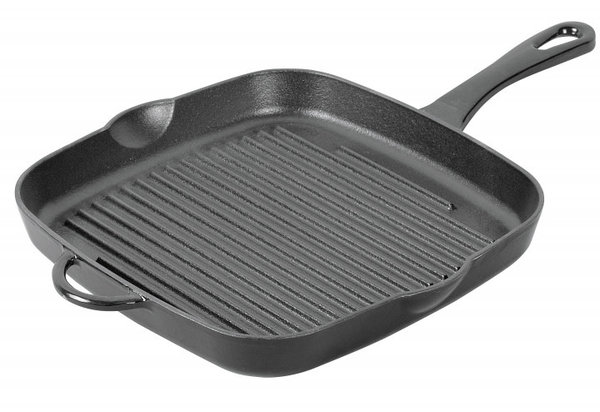 Küchenprofi Enameled cast iron grill pan 26cm black Küchenprofi Enameled cast iron grill pan 26cm black