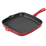 Küchenprofi Cast iron grill pan 26cm red Küchenprofi Cast iron grill pan 26cm red