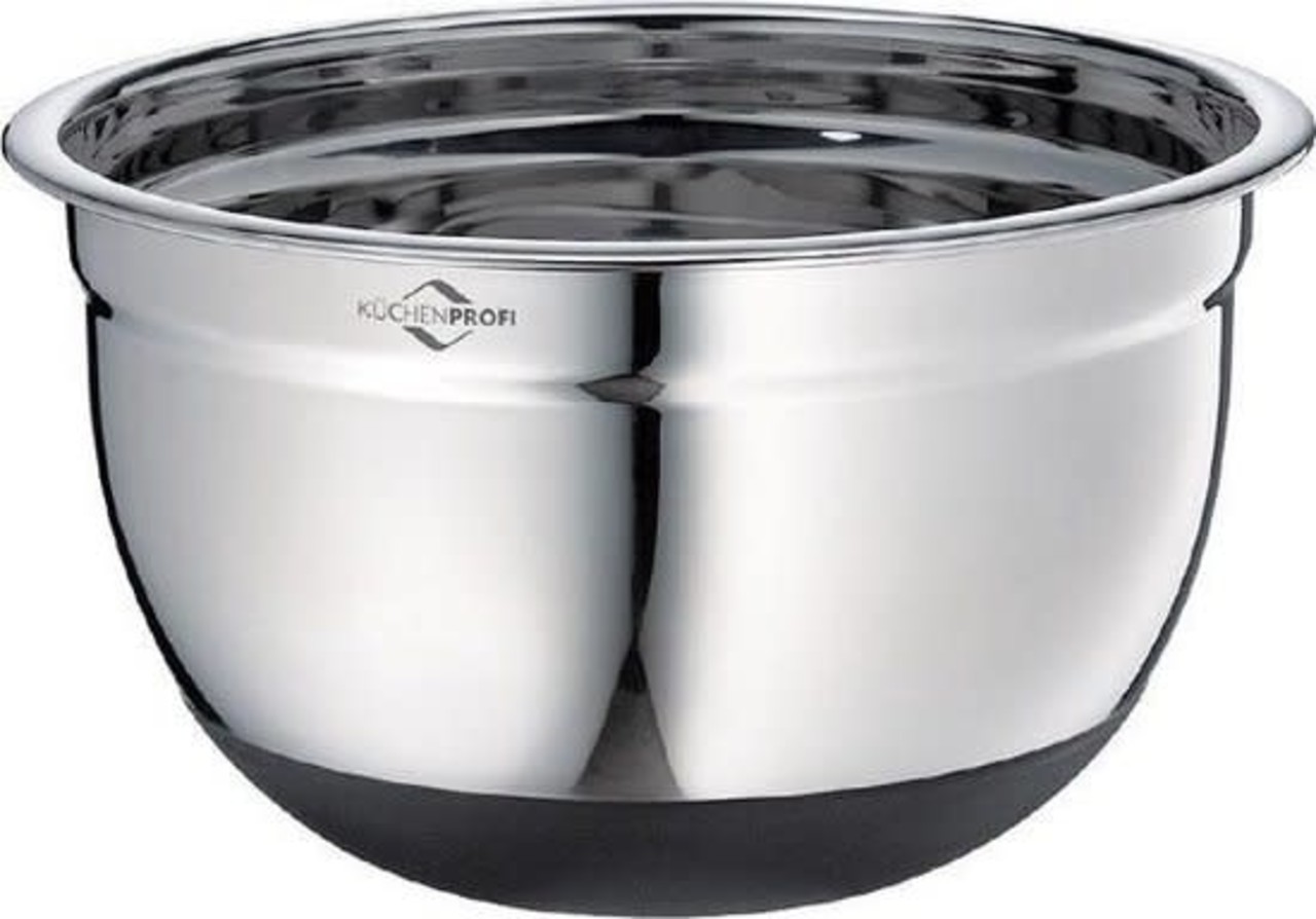 Küchenprofi Stainless steel mixing bowl with rubber base 24cm