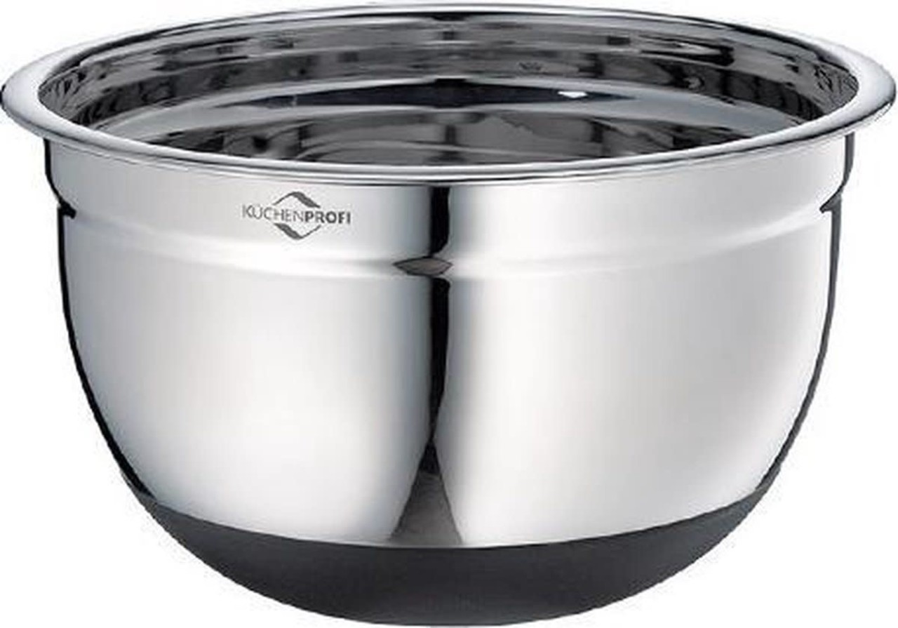 Küchenprofi Stainless steel mixing bowl with rubber base 16cm Küchenprofi Stainless steel mixing bowl with rubber base 16cm
