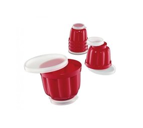 Küchenprofi 6 puddingvormpjes Küchenprofi 6 puddingvormpjes