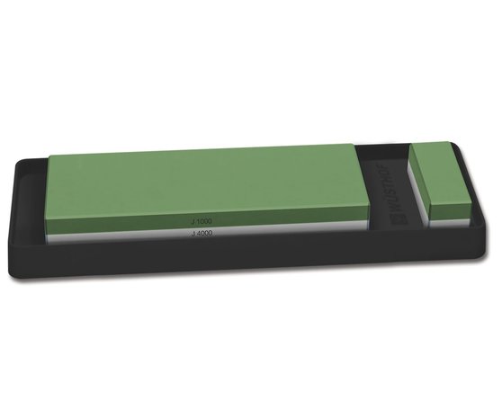 Wüsthof Whetstone set 1000/4000 with non-slip holder Wüsthof Whetstone set 1000/4000 with non-slip holder