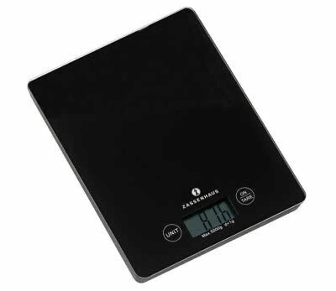Zassenhaus Digital kitchen scale black Zassenhaus Digital kitchen scale black