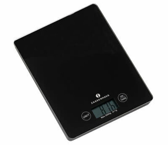 Zassenhaus Digital kitchen scale black Zassenhaus Digital kitchen scale black