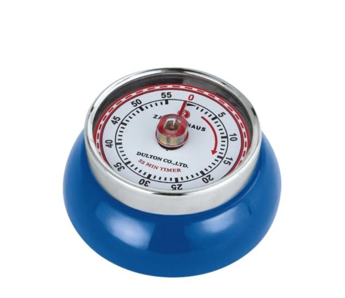 Zassenhaus Wind-up kitchen timer dark blue
