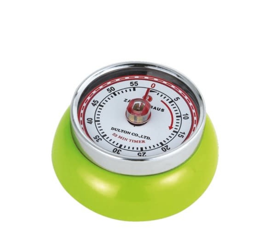Zassenhaus Wind-up kitchen timer kiwi green Zassenhaus Wind-up kitchen timer kiwi green