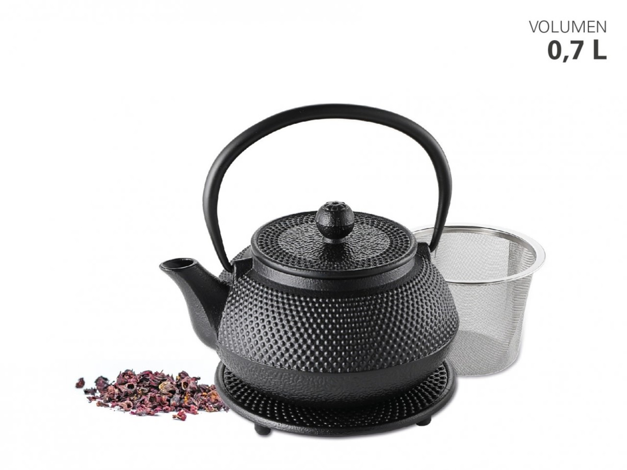 Weis Gietijzeren theepot 0,7L