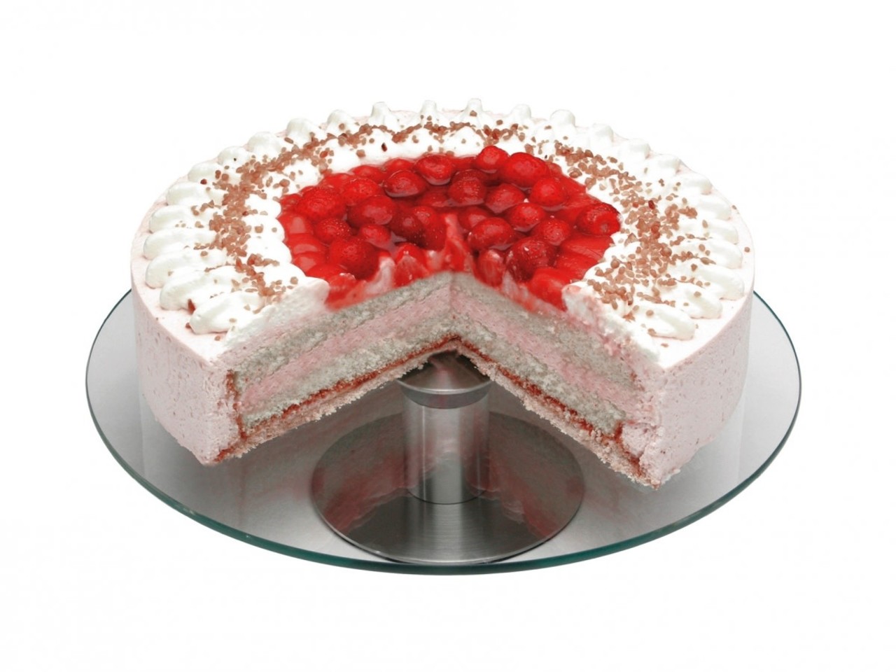 Weis Glass pastry and cake decorating and presentation turntable Weis Glass pastry and cake decorating and presentation turntable