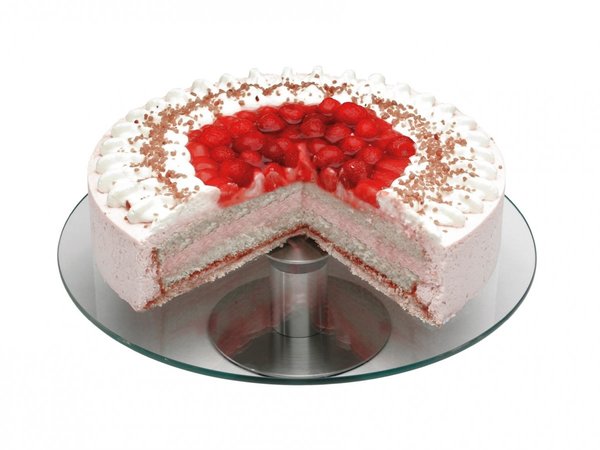 Weis Glass pastry and cake decorating and presentation turntable Weis Glass pastry and cake decorating and presentation turntable