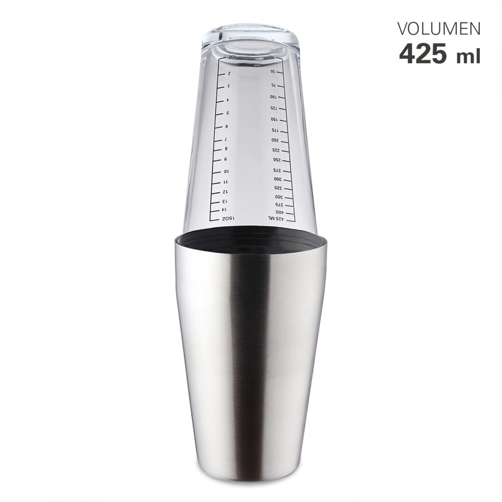 Weis Boston shaker RVS / glas