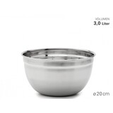 Weis RVS beslagkom 20cm