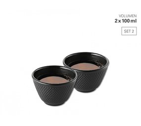 Weis 2 cast iron tea cups Weis 2 cast iron tea cups