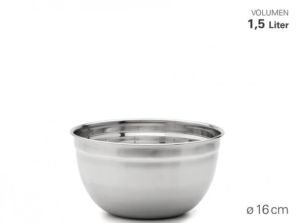 Weis Stainless steel mixing bowl 16cm Weis Stainless steel mixing bowl 16cm