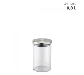 Weis Glazen voorraadpot 0,8L Weis Glazen voorraadpot 0,8L