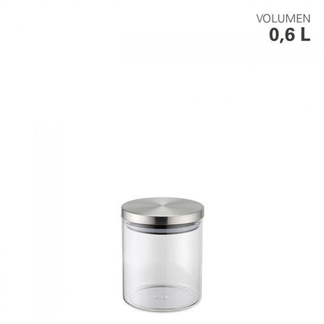 Weis Glass storage jar 0,6L Weis Glass storage jar 0,6L