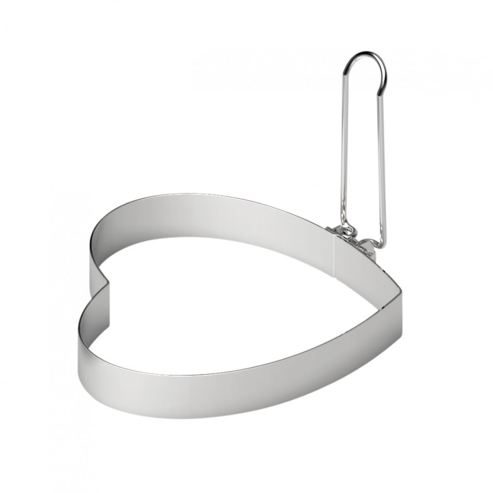 Weis Stainless steel heart frying ring
